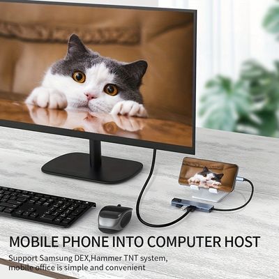 Fast Charging 16 In 1 USB C Adapter for Mobile Phone Laptop Notebook 4K HDMI RJ45 PD