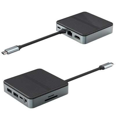 9 In 1 Fast Speed Data Transfer USB 3.0 Port Hub Type C Port To Hdmi Adapter