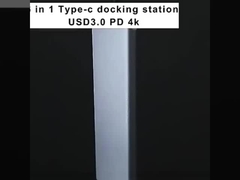 Versatile 8-In-1 USB Type C Hub Multiport Adapter for Multi-Tasking and Data Transfer